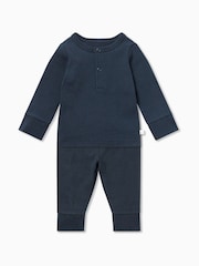 MORI Supersoft Ribbed Pyjamas Set - Image 3 of 5
