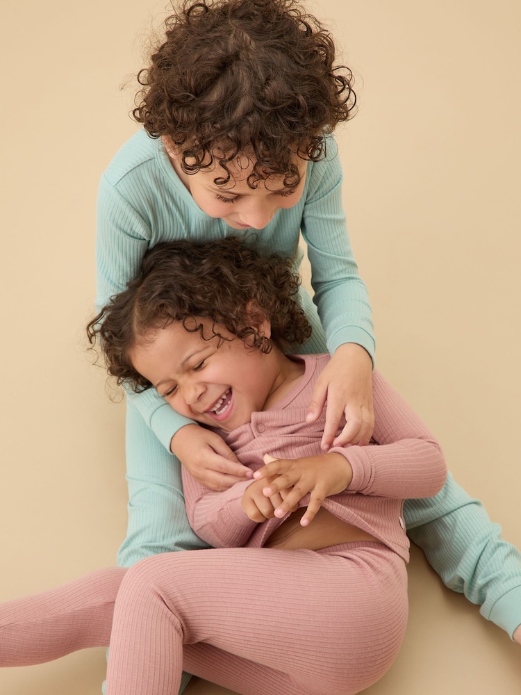 MORI Supersoft Ribbed Pyjamas Set - Image 2 of 5 MORI Supersoft Ribbed Pyjamas Set - Image 2 of 5