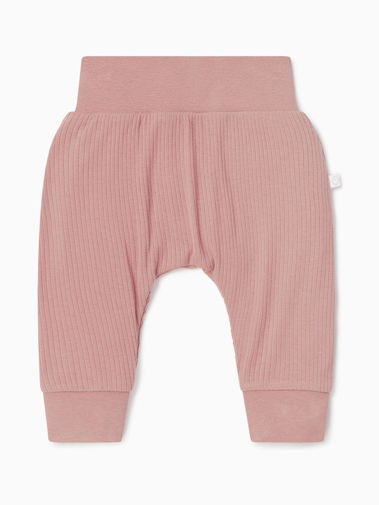 MORI Pink Comfy Ribbed Joggers - Image 1 of 1 MORI Pink Comfy Ribbed Joggers - Image 1 of 1