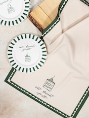 Avalon Home Green Eat Dessert First Tea Towel - Image 2 of 6
