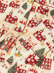Monsoon Christmas Scene Print Long Pyjamas Set - תמונה 4 מתוך 4