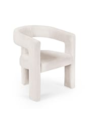 Julian Bowen Cream Elara Upholstered Chair - Image 2 of 6