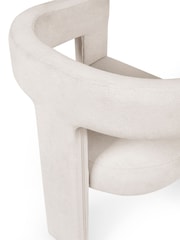 Julian Bowen Cream Elara Upholstered Chair - Image 4 of 6
