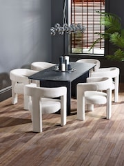 Julian Bowen Cream Elara Upholstered Chair - Image 6 of 6