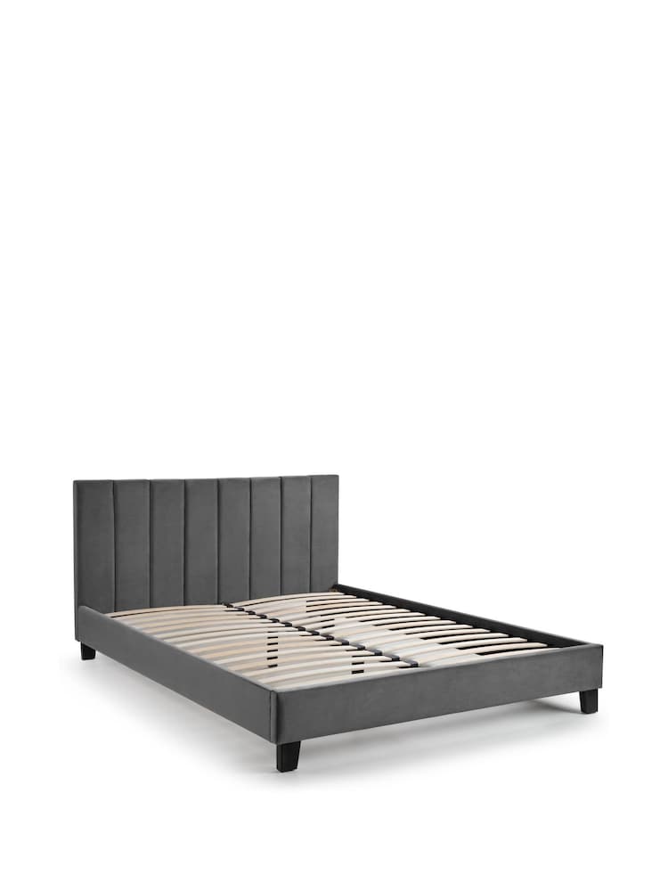 Julian Bowen Grey Rosa Bed - Image 2 of 6