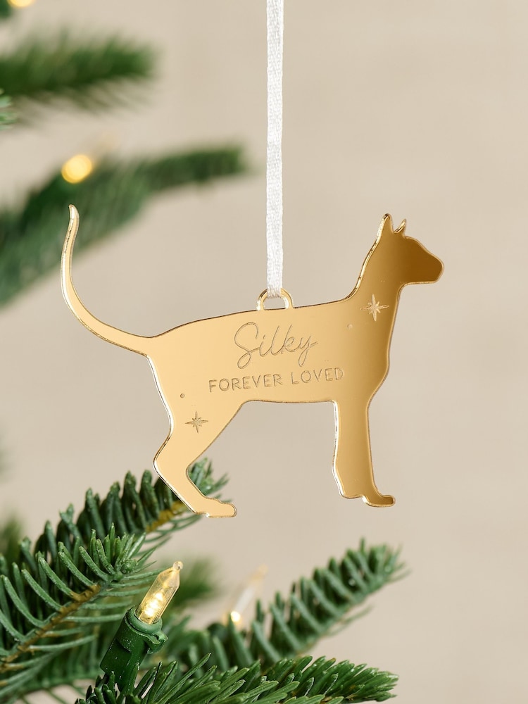 Cat Silhouette Christmas Decoration by No Ordinary Gift - Image 2 of 5