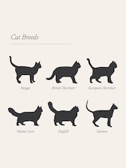 Cat Silhouette Christmas Decoration by No Ordinary Gift - Image 5 of 5