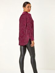 Camisa Roman Shimmer Texturizada Stretch - Imagem 2 de 5