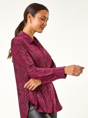Camisa Roman Shimmer Texturizada Stretch - Imagem 3 de 5