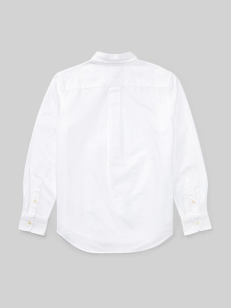Polo Ralph Lauren White Oxford Logo Shirt - Image 2 of 3