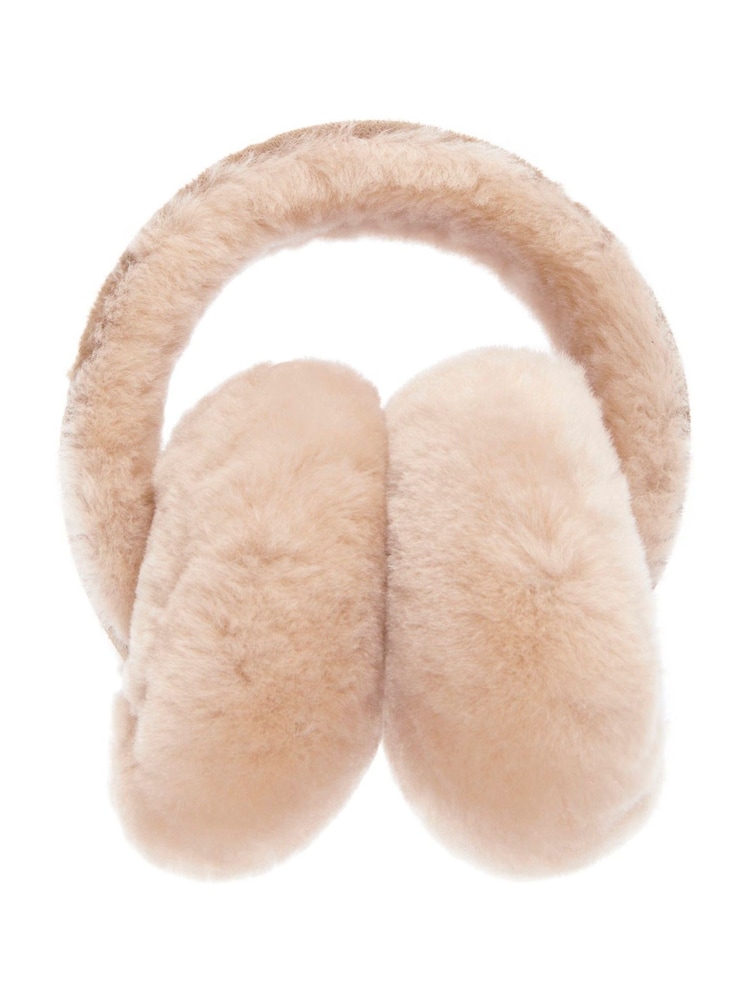 EMU Australia Camel Angahook Cosy Sheepskin Earmuffs - Image 1 of 1