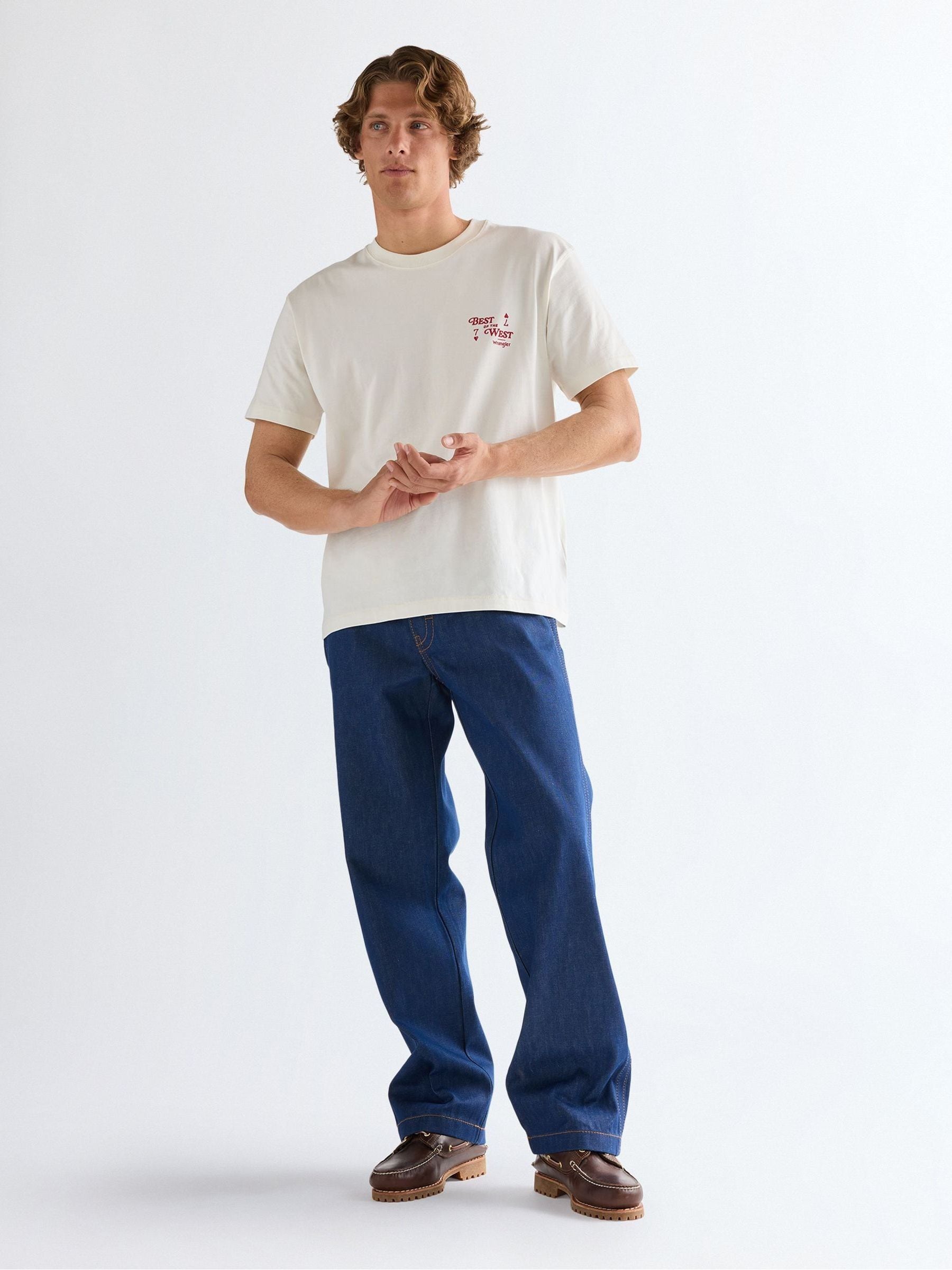 Buy Wrangler White Vintage T-Shirt from Next Slovenia