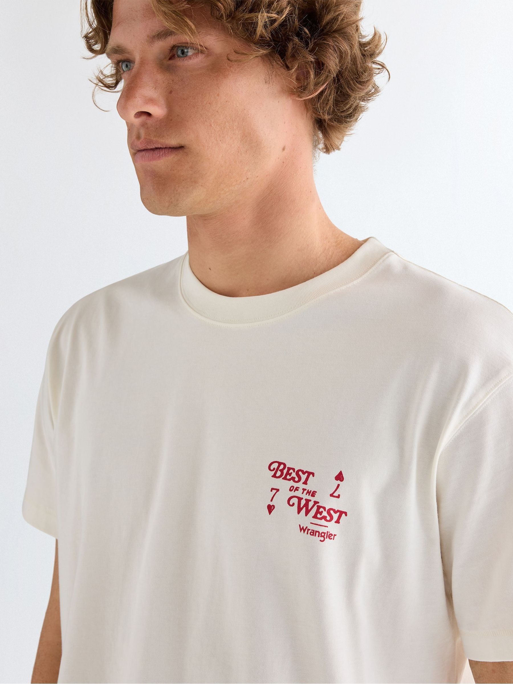 Buy Wrangler White Vintage T-Shirt from the Next UK online shop