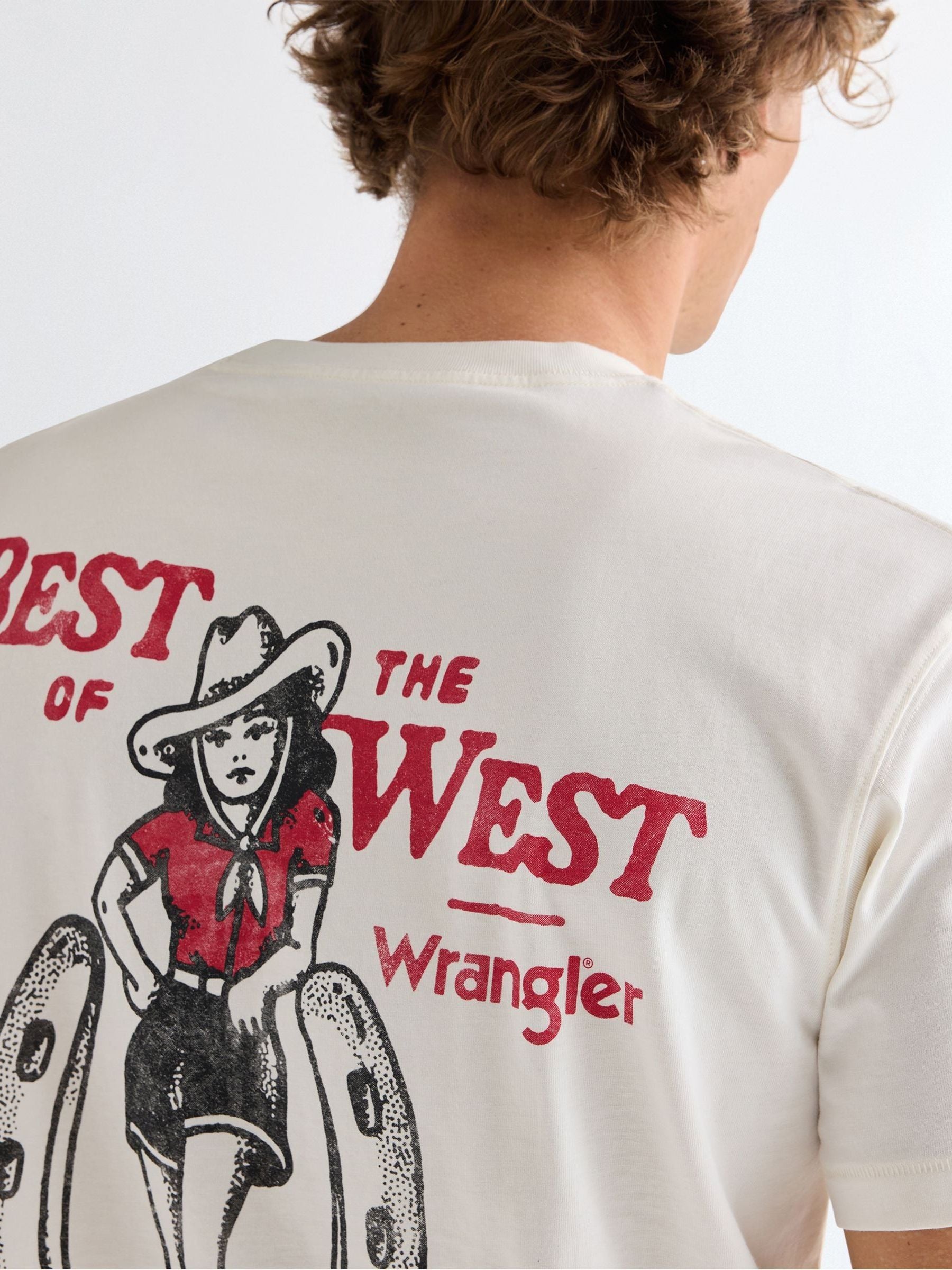 Buy Wrangler White Vintage T-Shirt from Next Slovenia