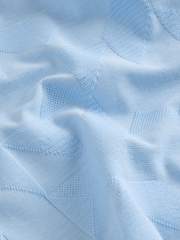 Blue Graphic Football Polo Shirt - Image 7 of 7