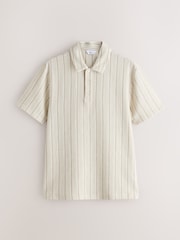 Neutral/Hvid - Polo-skjorter med lodrette Stribet - Billede 6 af 8