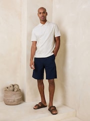 White Short Sleeve Polo Shirt - Image 3 of 9