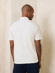 White Short Sleeve Polo Shirt - Image 4 of 9