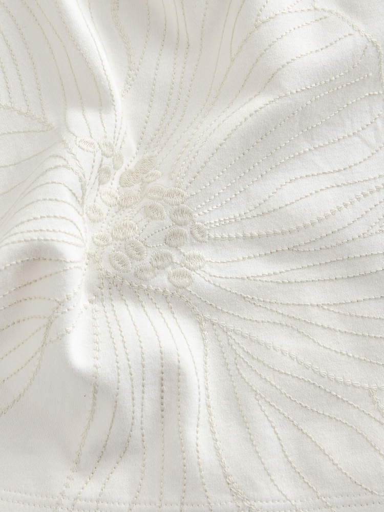 White Short Sleeve Polo Shirt - Image 9 of 9 White Short Sleeve Polo Shirt - Image 9 of 9