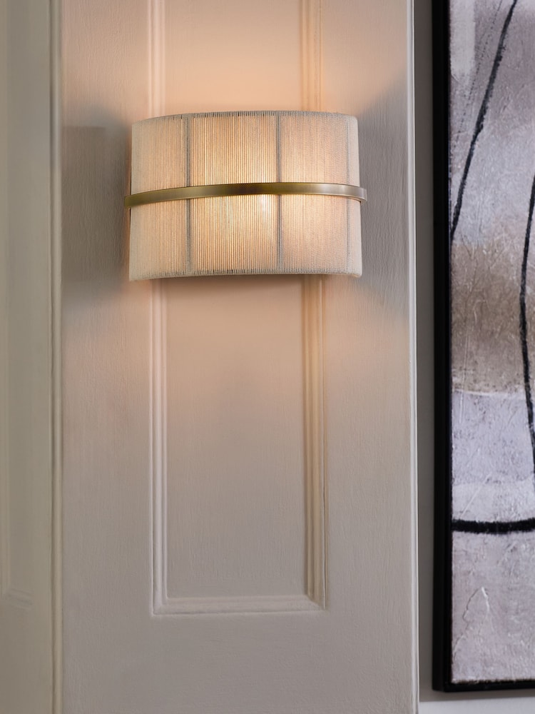 Ivory Helmdon Rechargeable Wall Light - Image 1 of 7