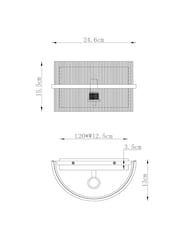Ivory Helmdon Rechargeable Wall Light - Image 7 of 7