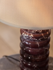 Red N. Premium Marble Highclere Large Table Lamp - Image 3 of 7