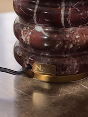 Red N. Premium Marble Highclere Large Table Lamp - Image 6 of 7