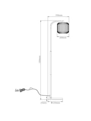 Green Ryker Floor Lamp - Image 2 of 2