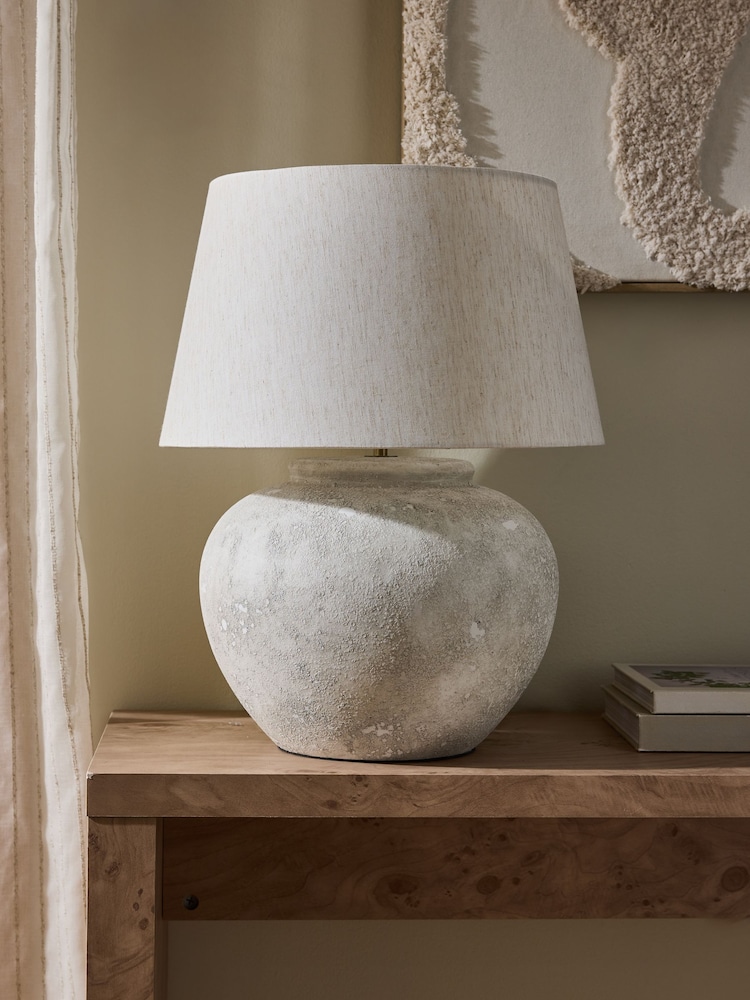 Ivory Newton Large Large Table Lamp - Image 2 of 5
