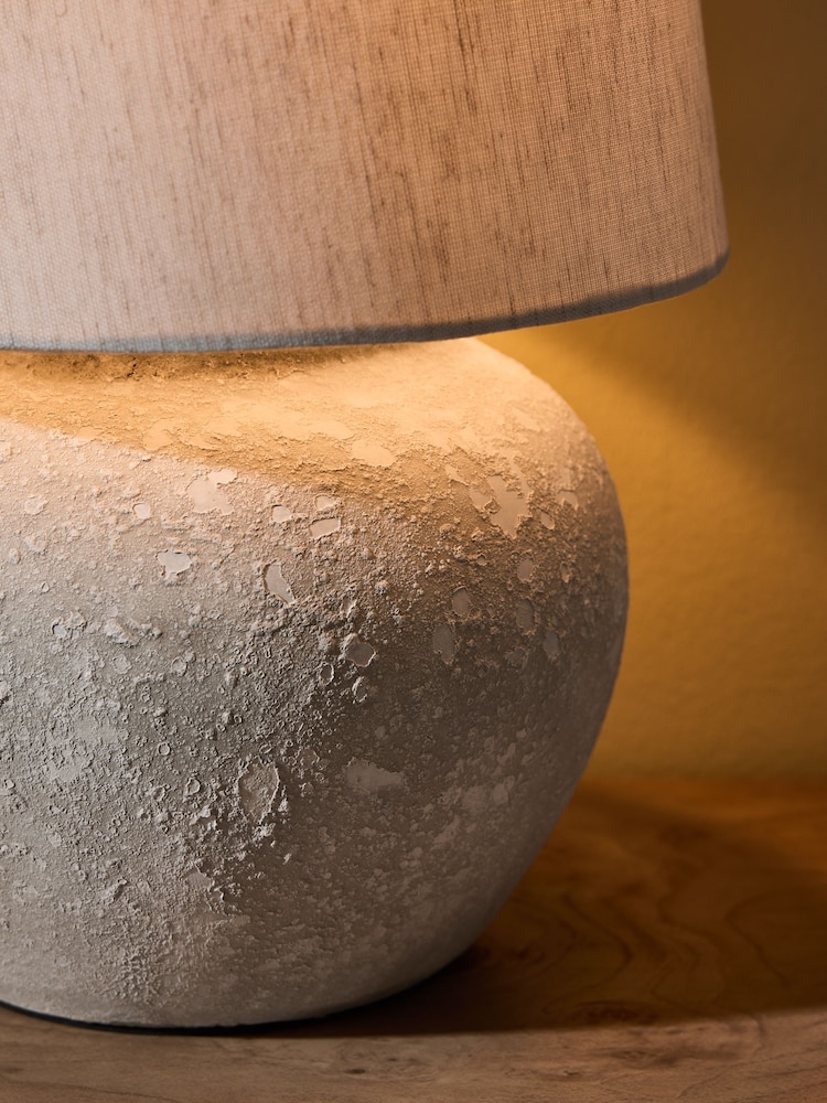 Ivory Newton Large Small Table Lamp - Image 2 of 5