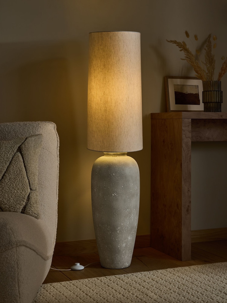 Ivory Newton Floor Lamp - Image 1 of 5