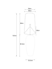 Ivory Newton Floor Lamp - Image 5 of 5