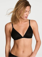 Victoria's Secret Black Lace Triangle Bralette - Image 1 of 2