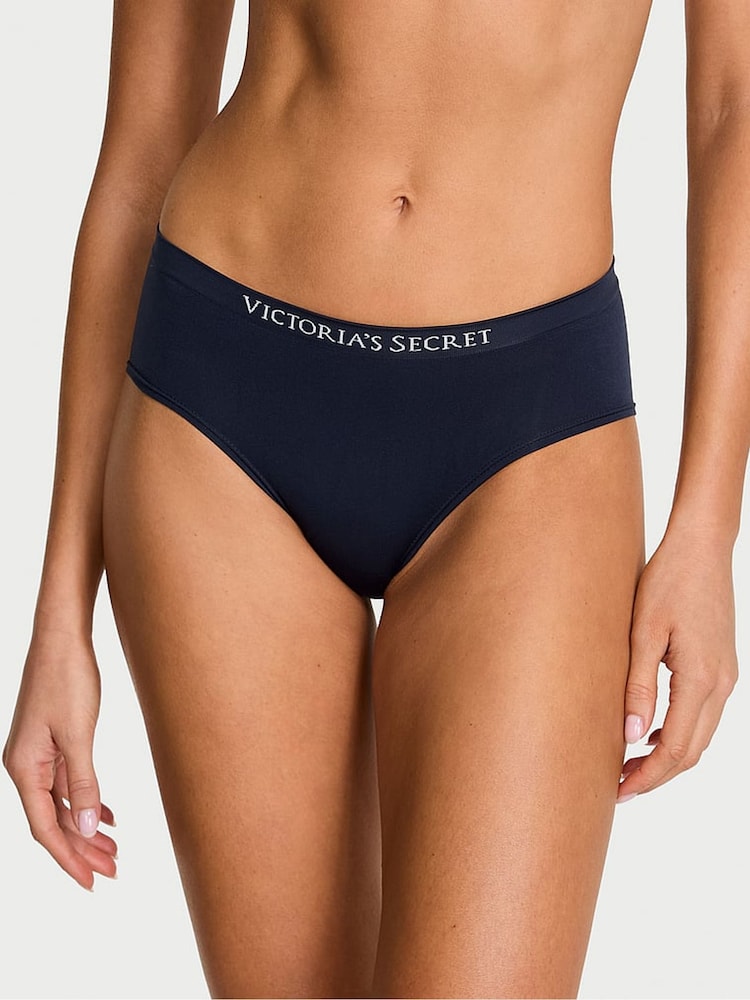 Victoria's Secret Noir Navy Blue Hipster Knickers - Image 1 of 2