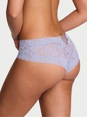 Victoria's Secret Light Lavender Purple Cheeky Lace Strappy Back Knickers - Image 2 of 2