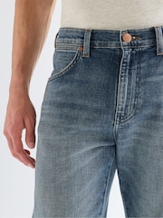 Šedá - Wrangler Frontier Straight Fit Jeans - Obrázek 4 z 8