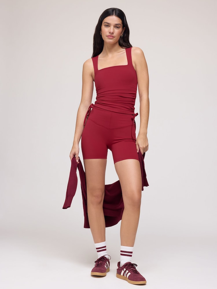 OSIA Red Signature Cycling Shorts - Image 2 of 4