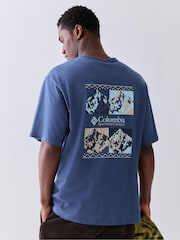 Columbia Navy Blue CSC™ Heavyweight Iconic T-Shirt - Image 1 of 5