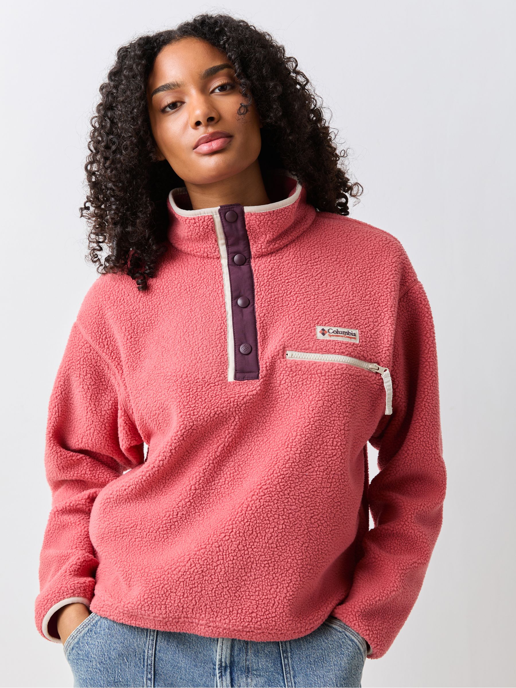 ジャケット・アウター 90s power fooded half coat Buy Columbia Red Helvetia™ II Cropped Half Snap Fleece from the