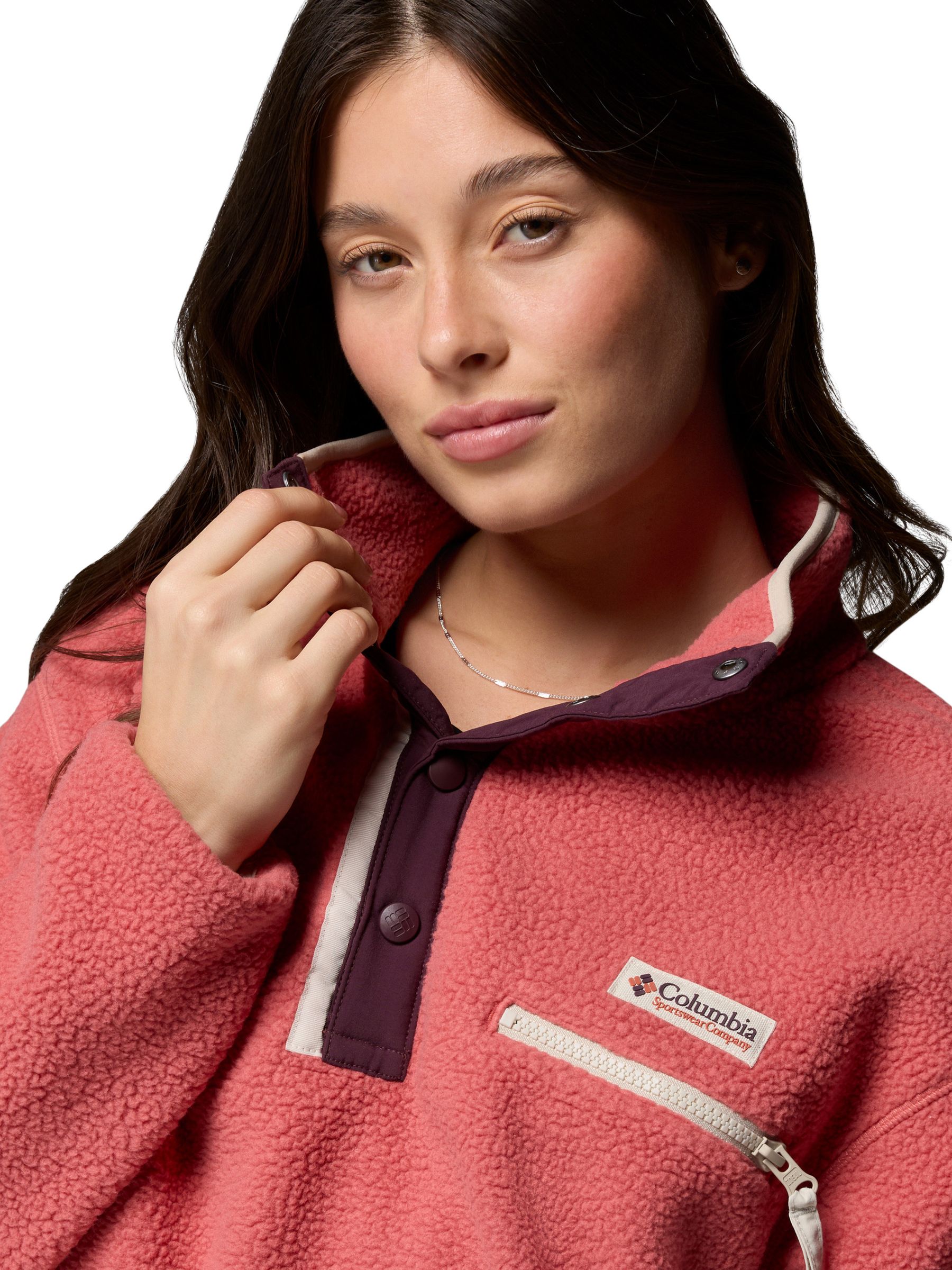 Buy Columbia Red Helvetia™ II Cropped Half Snap Fleece from the
