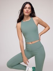 OSIA Green High Neck Tank Top - Image 2 of 4