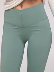 OSIA Aqua Green V Waist Signature Leggings - Image 2 of 5