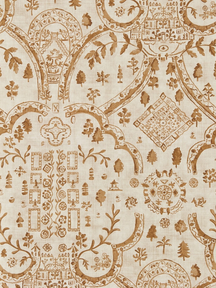 Sanderson Muntjac Highgrove Topiary View A4 Wallpaper Sample - Image 1 of 1 Sanderson Muntjac Highgrove Topiary View A4 Wallpaper Sample - Image 1 of 1