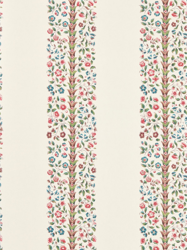Sanderson Rose Chintz Highgrove Pergola Stripe A4 Wallpaper Sample - Image 1 of 1