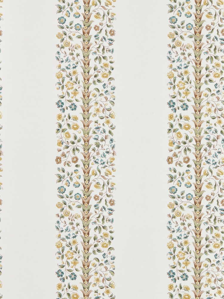Sanderson Parchment Highgrove Pergola Stripe A4 Wallpaper Sample - Image 1 of 1