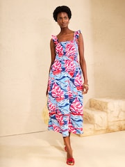 Love & Roses Pink Dress - Image 3 of 4