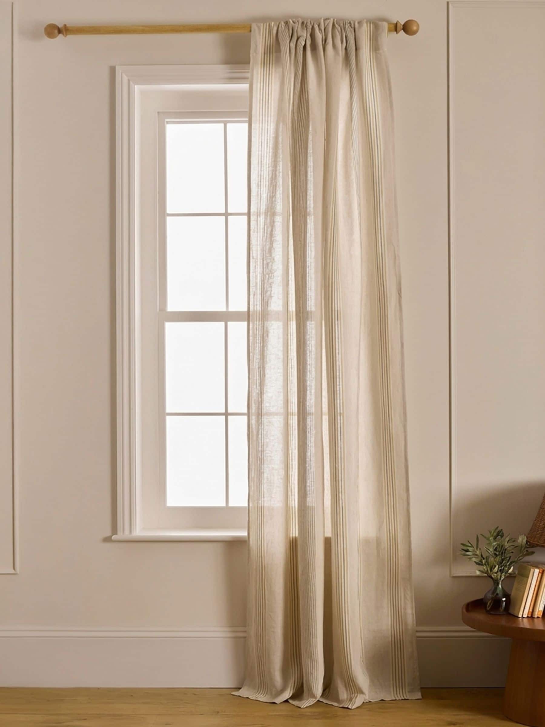 Secret Linen Store Sophie Stripe Curtain