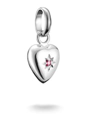 Thomas Sabo Red Charm Connect Heart With Star Pendant - Image 2 of 4