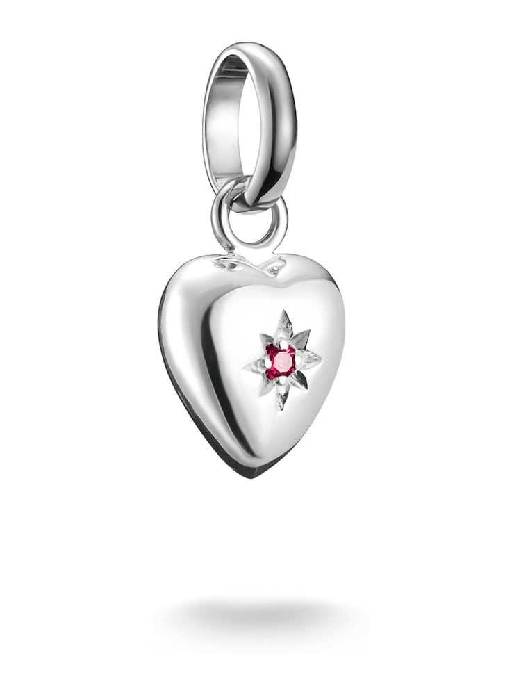 Thomas Sabo Red Charm Connect Heart With Star Pendant - Image 2 of 4