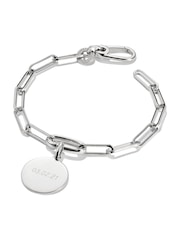 Thomas Sabo Silver 19cm Plated Charm Connect Paperclip Link Bracelet - Image 1 of 5